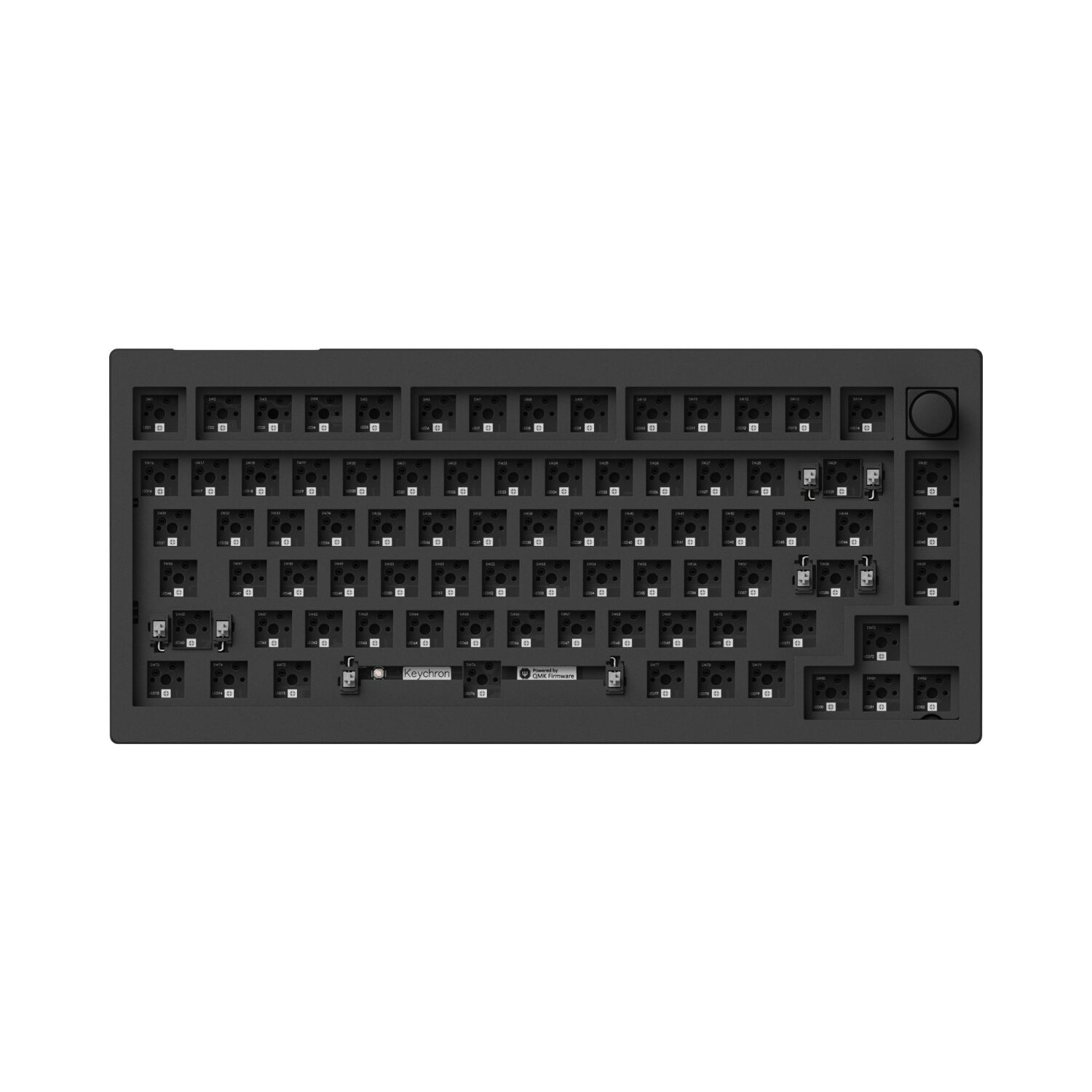 KEYCHRON-V1MAX-75-RED-GATJUP-RGB-WL-KB-wr-05 Keychron V1 Max QMK/VIA Wireless Custom Mechanical Keyboard | BROWN Switches – Black