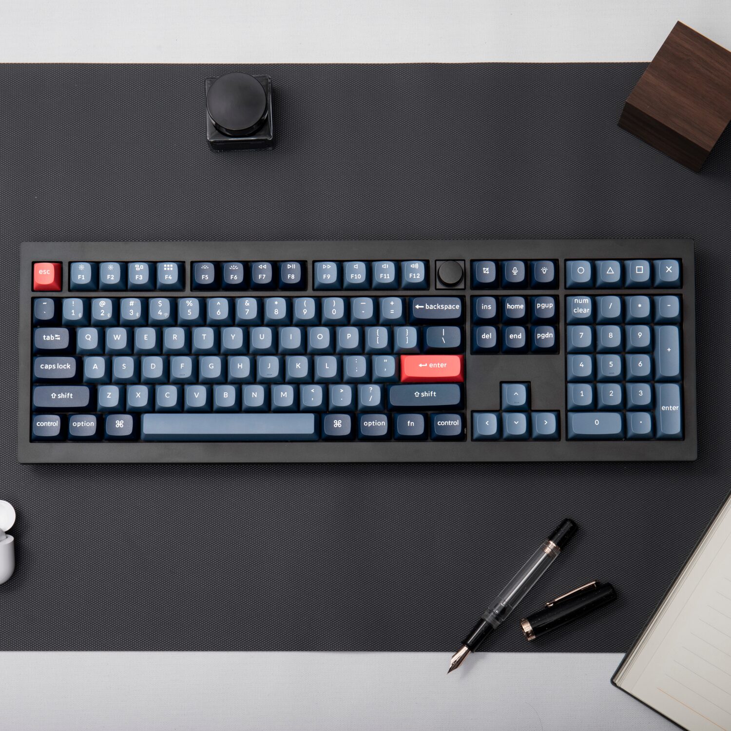 KEYCHRON-V6MAX-FULL-RED-GATJUP-RGB-WL-KB-wr-04 Keychron V6 Max Wireless Custom Keyboard - BROWN Switch