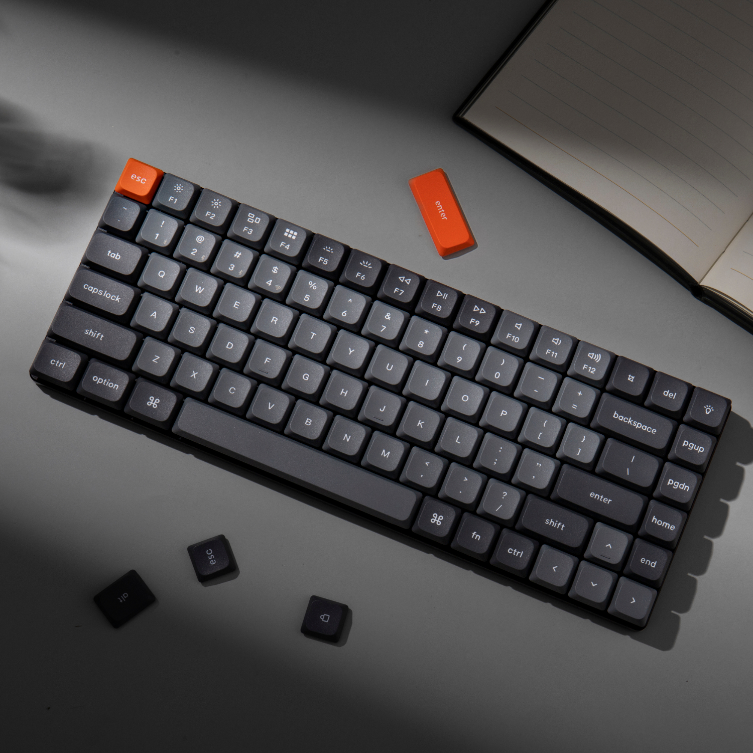Keychron_K3M-H1_wr_04a Keychron K3 Max QMK/VIA Wireless 75% Custom Mechanical Keyboard | RED Switches