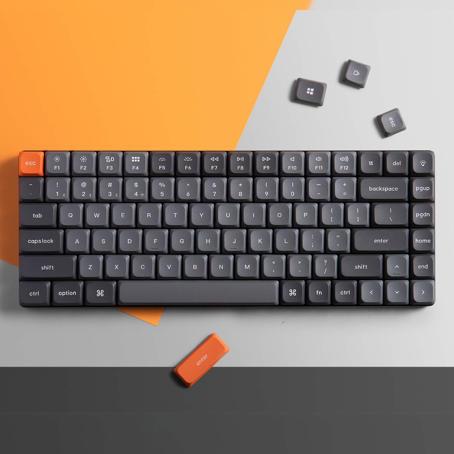 Keychron_K3M-H1_wr_05a Keychron K3 Max QMK/VIA Wireless 75% Custom Mechanical Keyboard | RED Switches