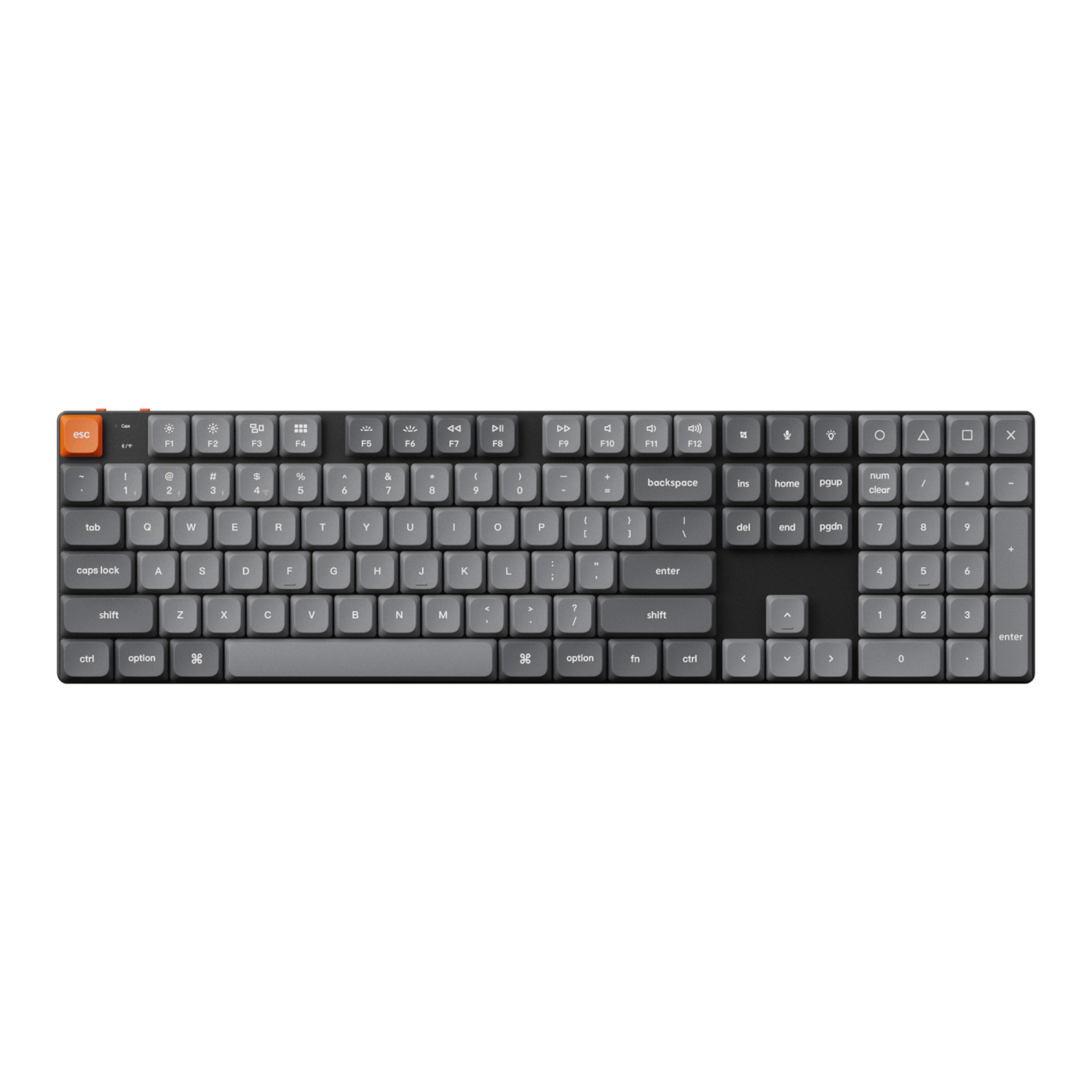Keychron_K5M-H1_wr_02a Keychron K5 Max QMK/VIA Full-sized Wireless Custom Mechanical Keyboard | RED Switches