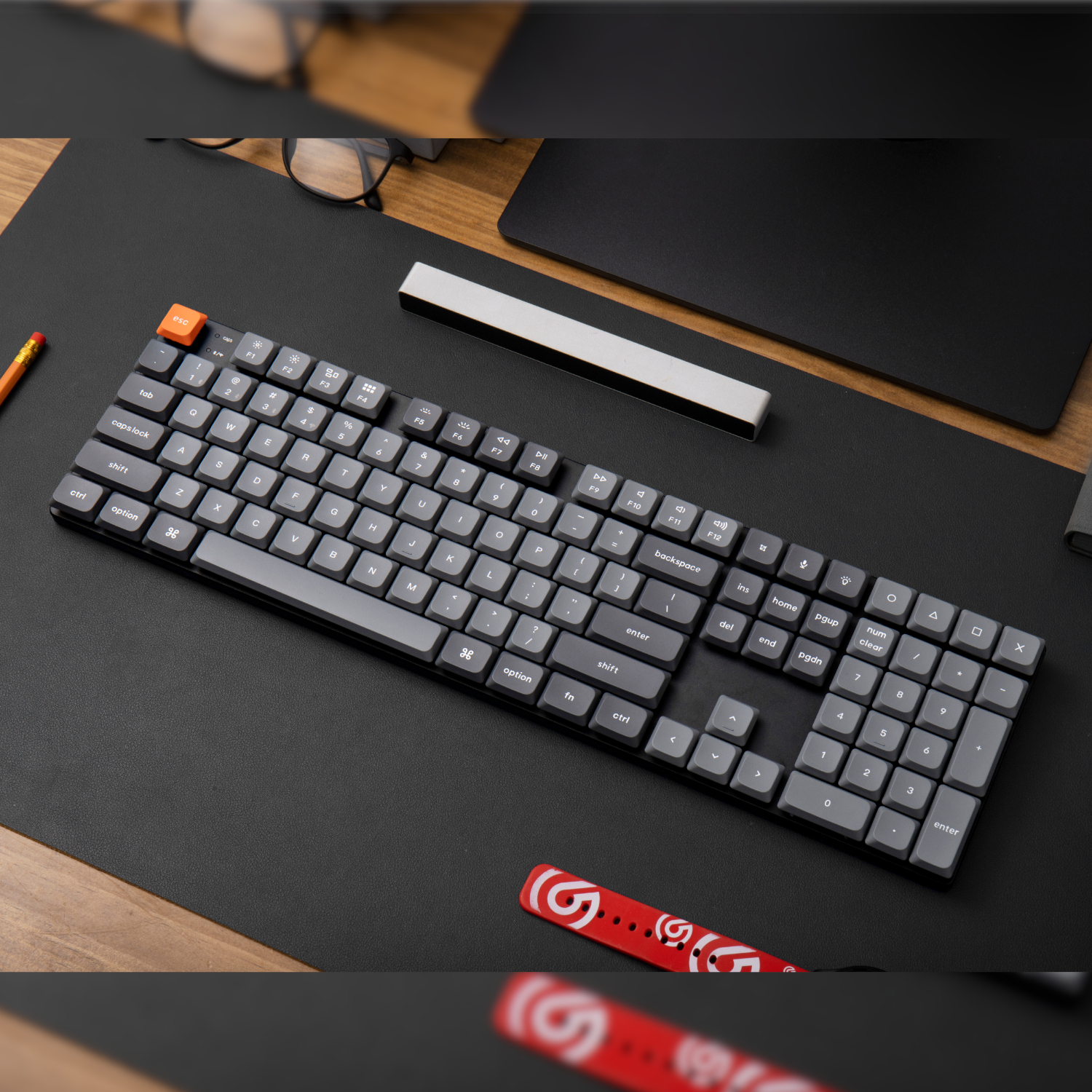 Keychron_K5M-H3_wr_04a Keychron K5 Max QMK/VIA Full-sized Wireless Custom Mechanical Keyboard | BROWN Switches