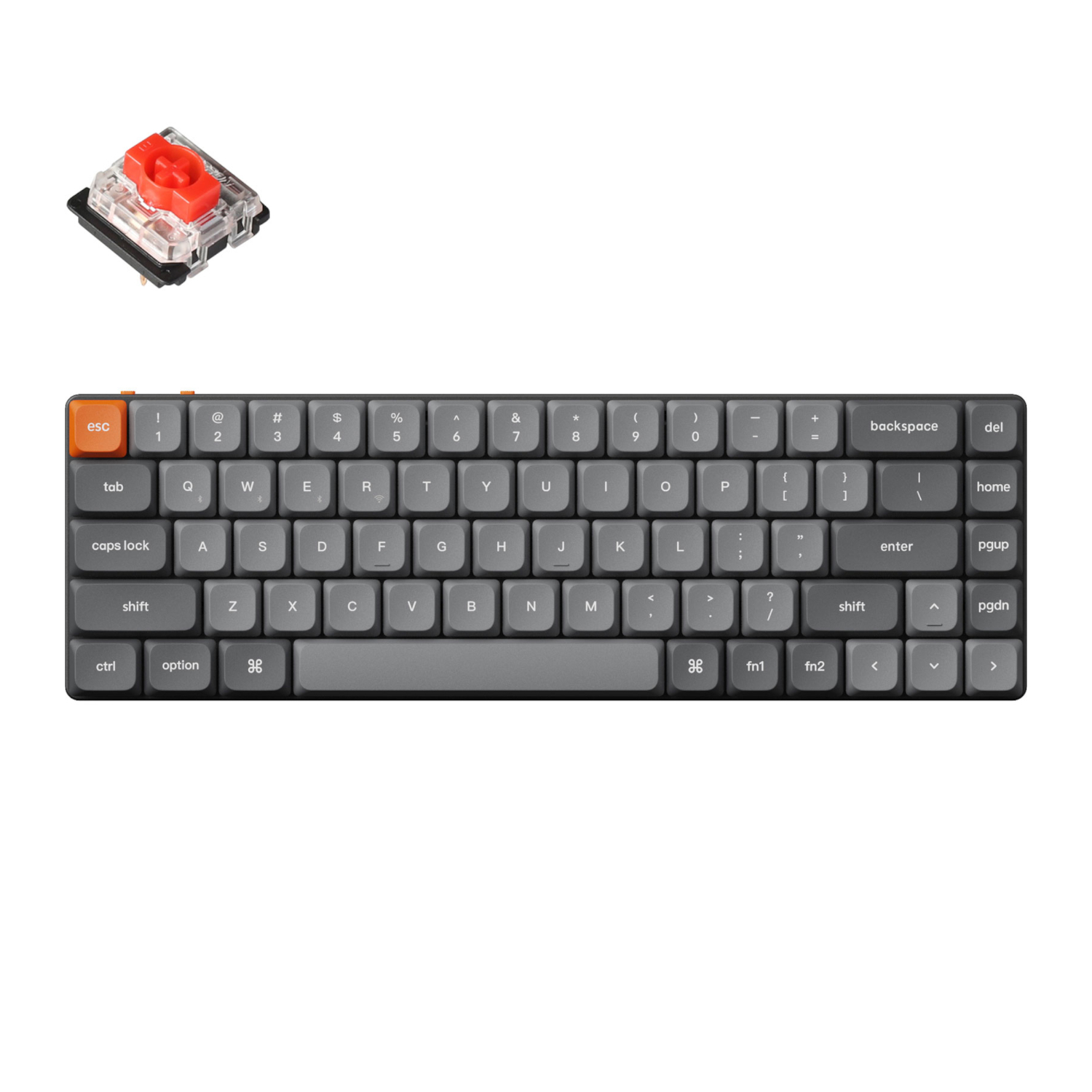 Keychron_K7M-H1_wr_01a Keychron K7 Max QMK/VIA 65% Wireless Custom Mechanical Keyboard | RED Switches