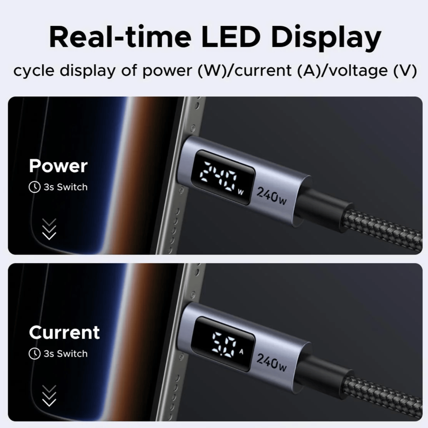 L530-65867_UGREEN_240W_USB_Type-C_Cable_with_LED_Di_wr_04 UGREEN 240W USB Type-C Cable with LED Display 2M