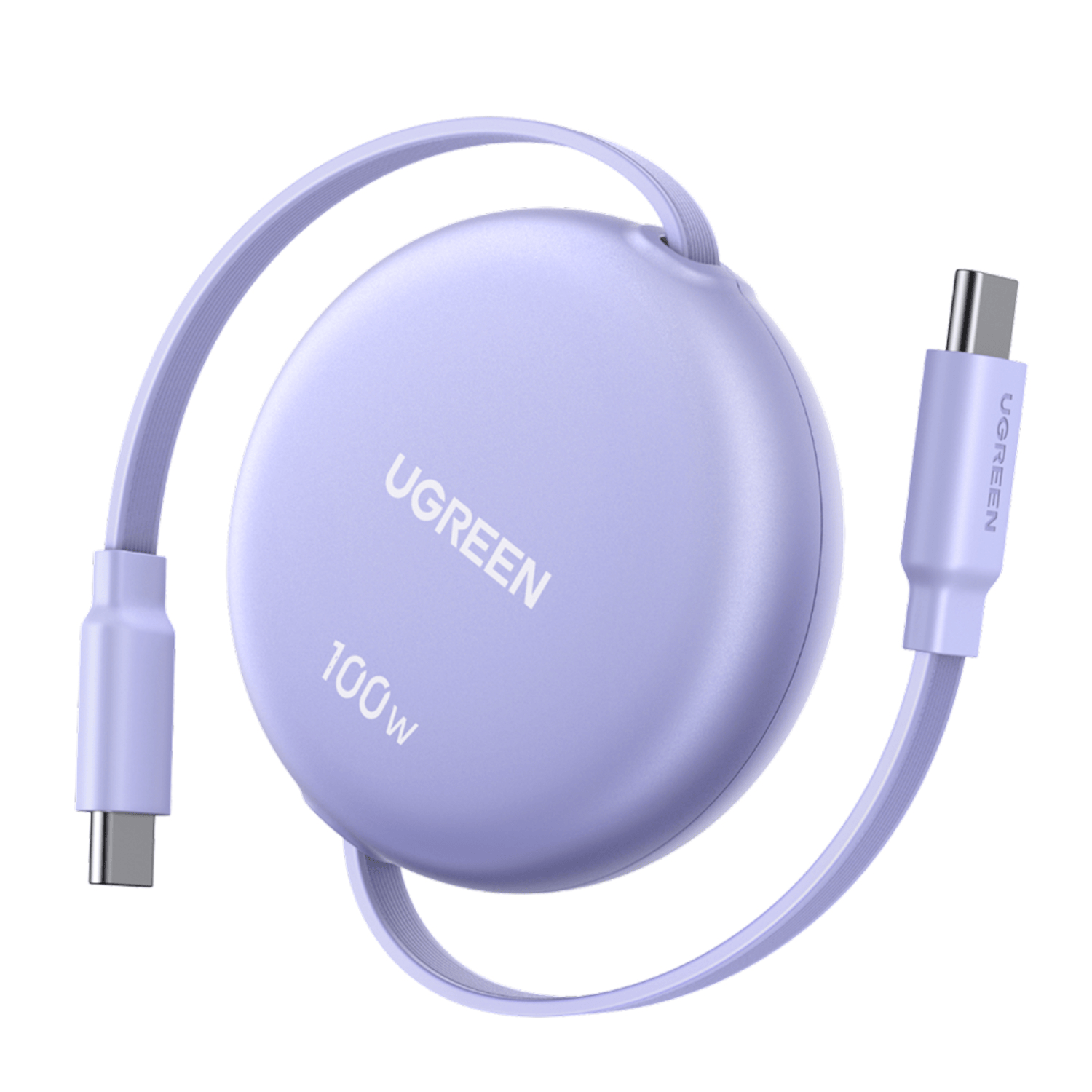 L531-95673_UGREEN_100W_Fast_Charging_Retractable_US_wr_01 UGREEN 100W Fast Charging Retractable USB Type-C Cable 1M - Purple