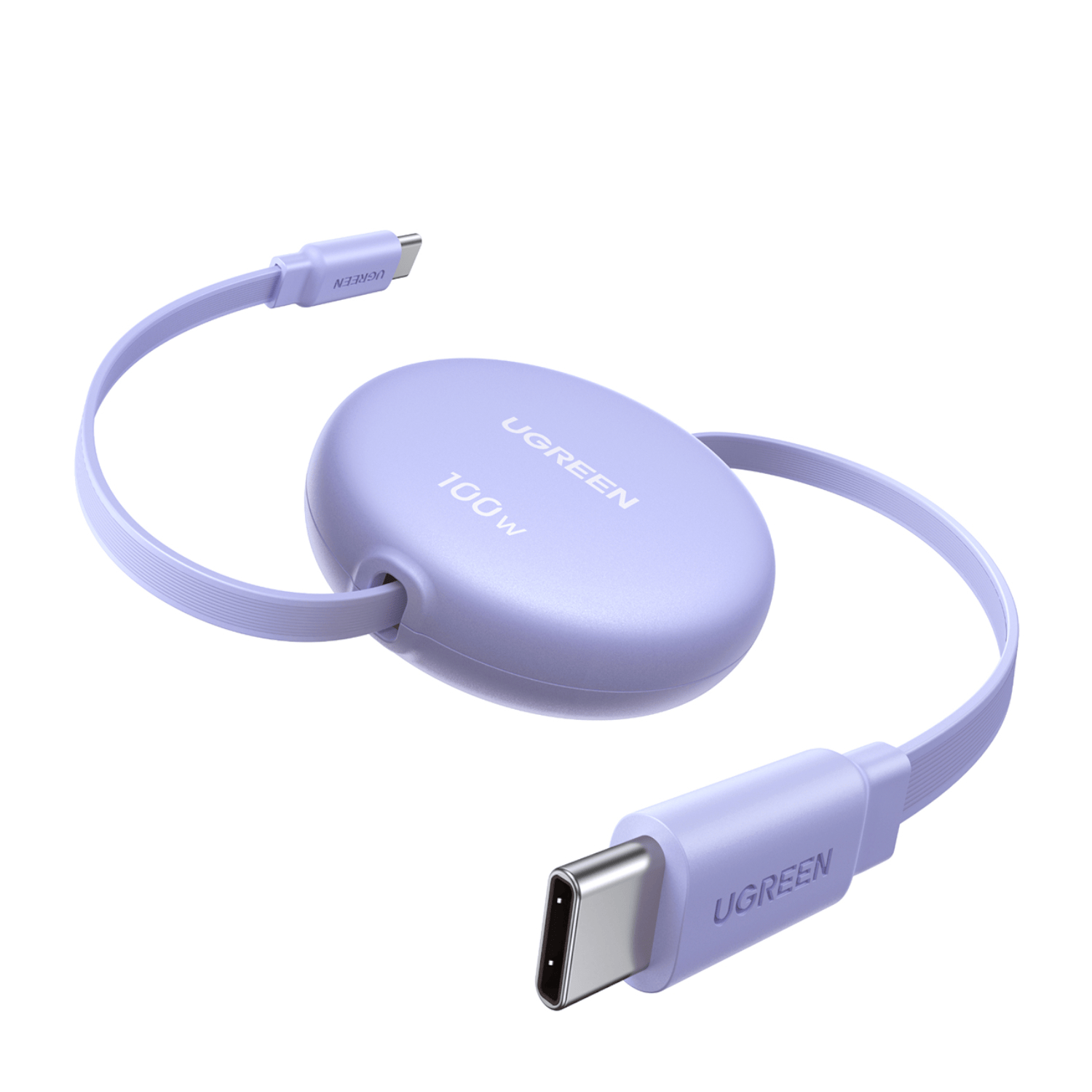 L531-95673_UGREEN_100W_Fast_Charging_Retractable_US_wr_02 UGREEN 100W Fast Charging Retractable USB Type-C Cable 1M - Purple