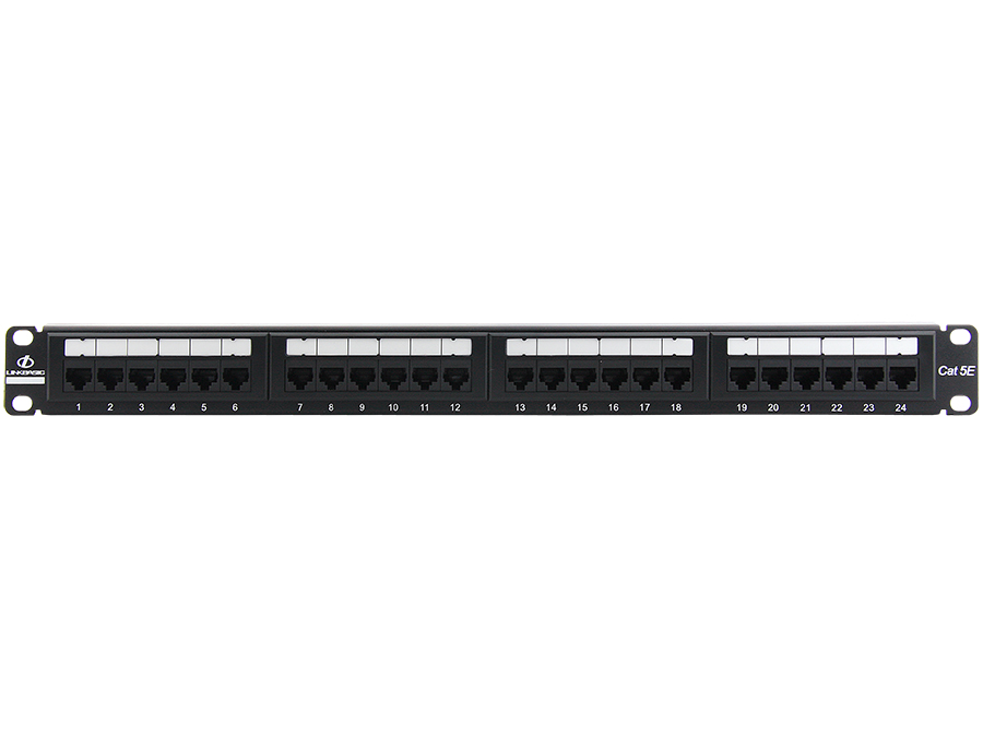 LB-PP24 Linkbasic 24 Port Cat5e Rack Mount Patch Panel