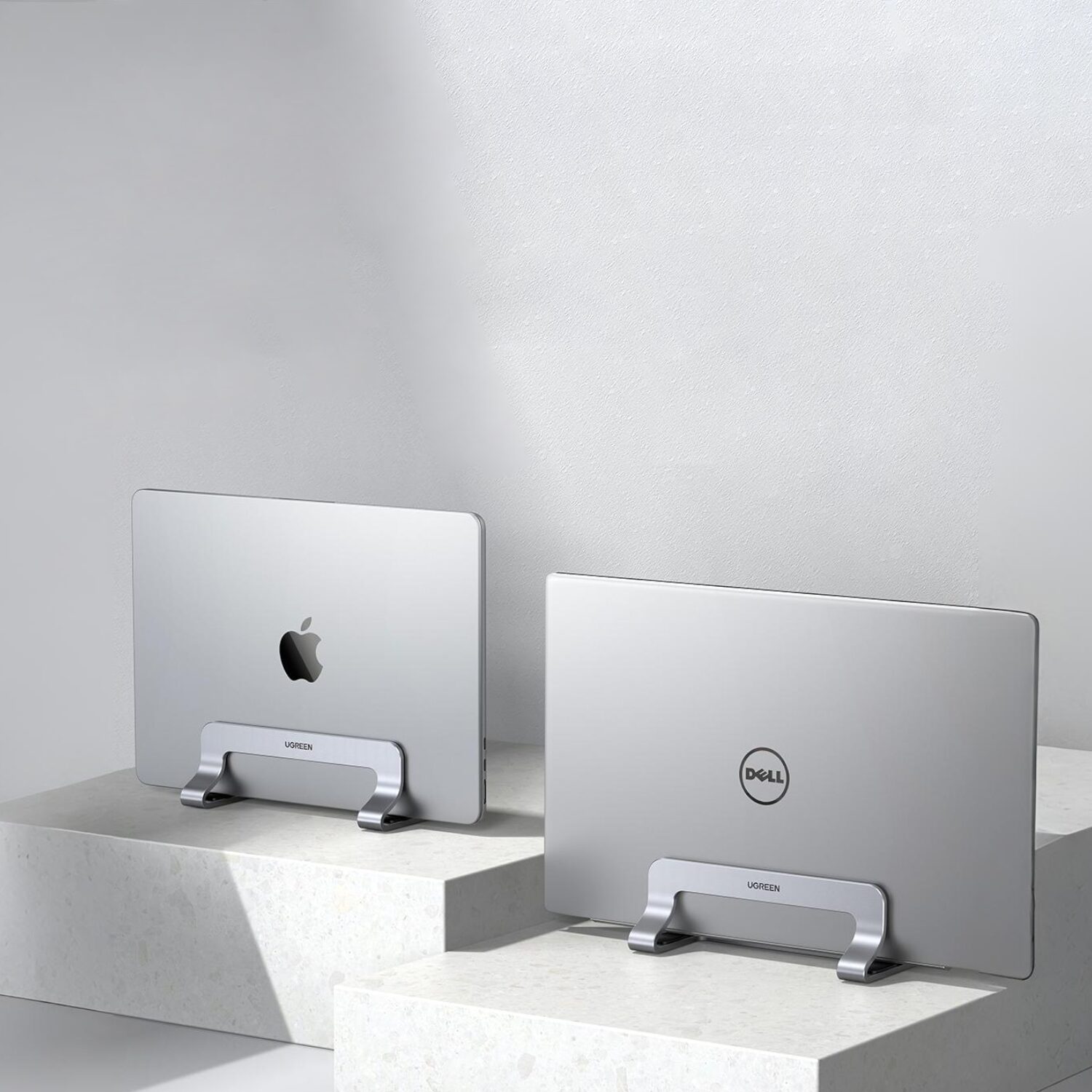 LP258-20471-wr-03a UGREEN Vertical Aluminium Laptop Stand, with Extensible Slot