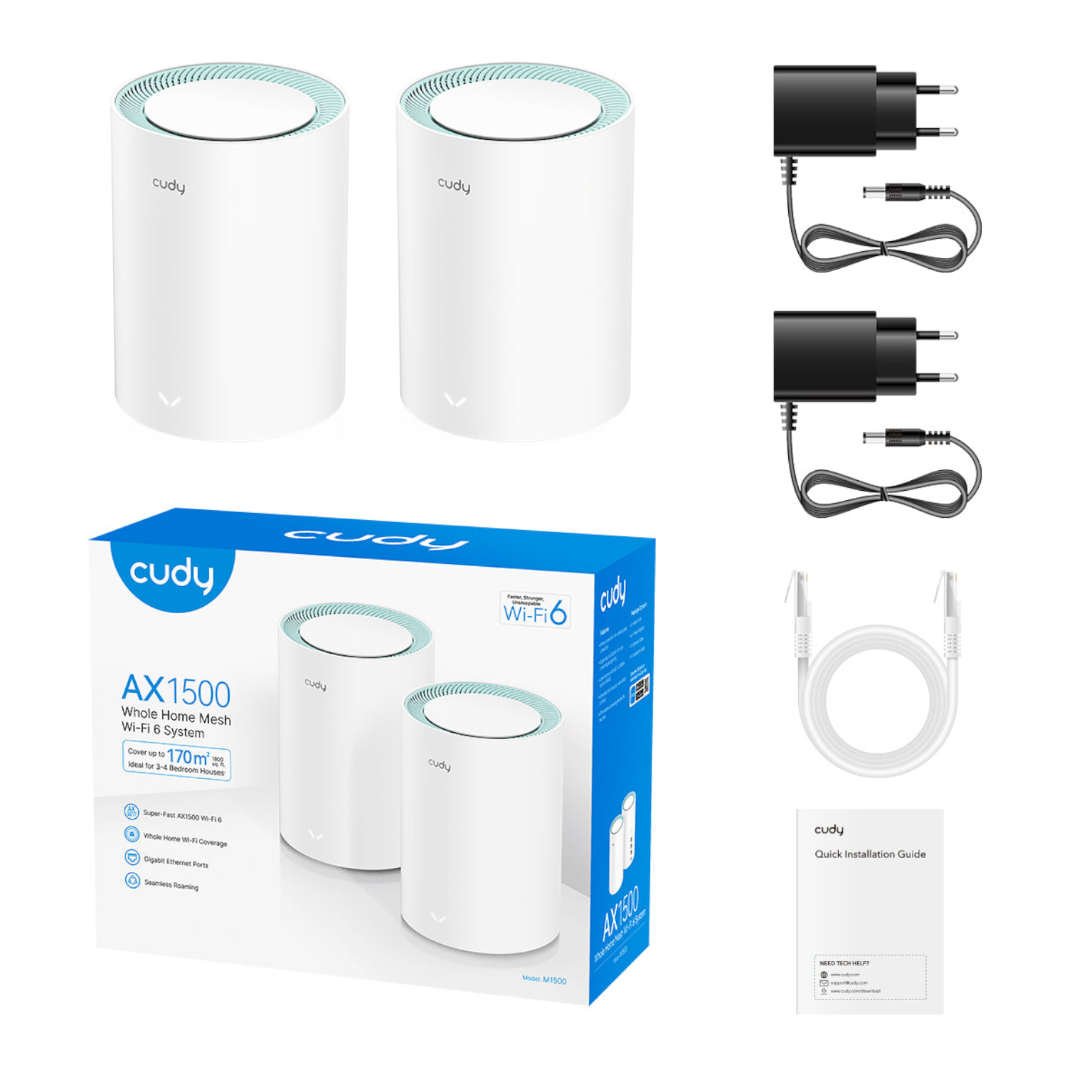 M1500-2PACK_Cudy-AX1500-Dual-Band-Wi-Fi-6-Mesh-Kit-With-Gigabit-2Pack_01 Cudy AX1500 Gigabit Mesh Wi-Fi 6 System – 2 Pack
