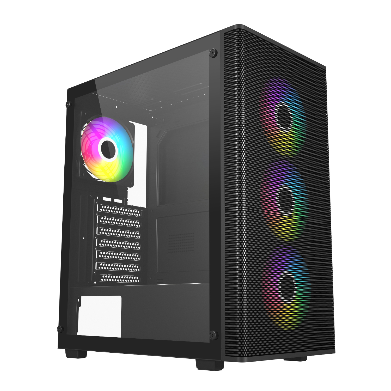M220-BA_FSP-M220-ATX-RGB-Gaming-Chassis-Black_wr_04 FSP M220 ATX Mid Tower Gaming Chassis - Black