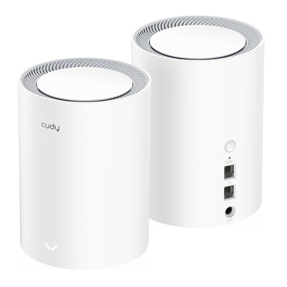 M3000W_wr_03 Cudy AX3000 Wi-Fi 6 Mesh Kit 2 Pack - White