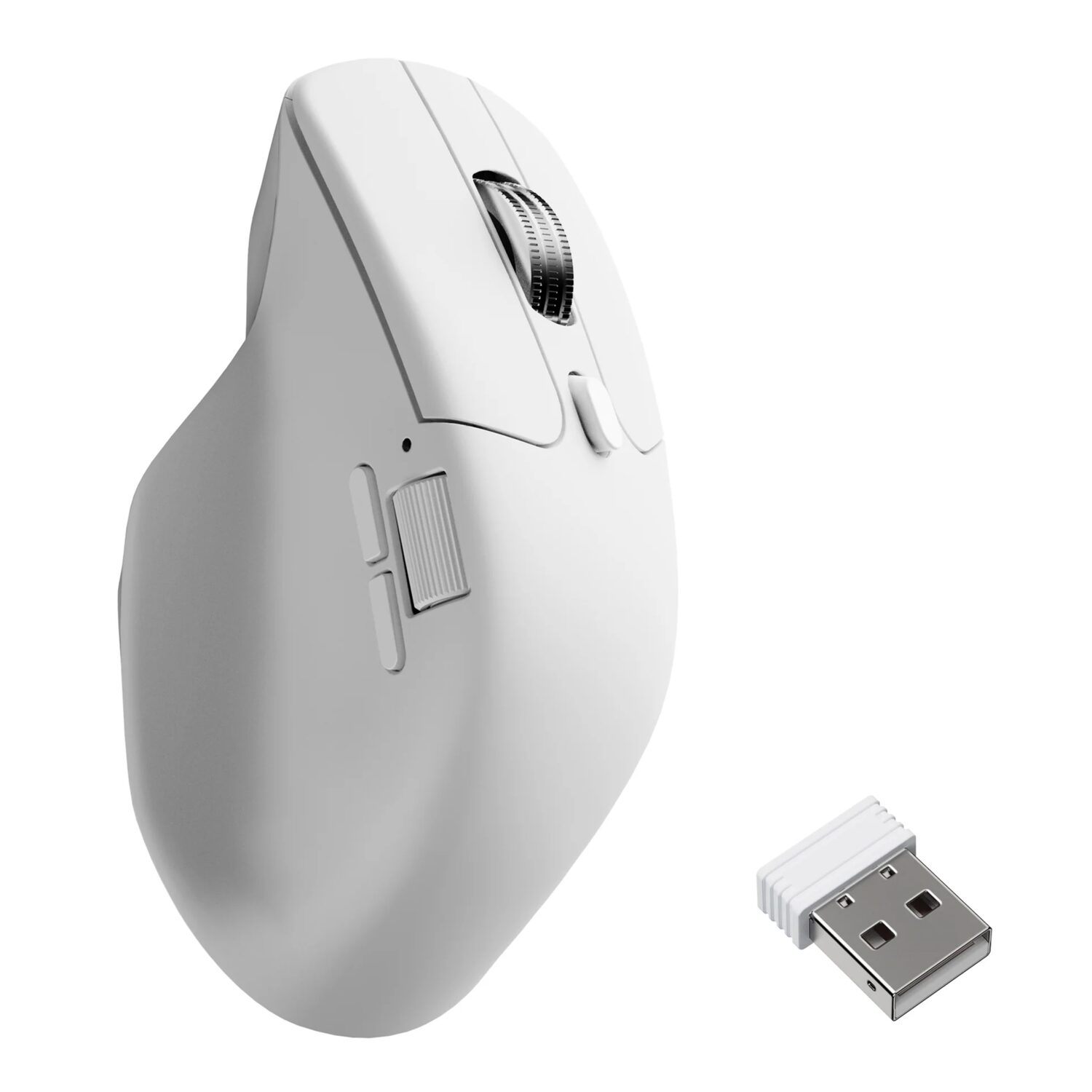 M6S-A24_Keychron_M6S-A24_PixArt_3950_8K_Wireless_wr_02-1 Keychron M6S-A24 PixArt 3950 8K 30000DPI Wireless Mouse (BT/2.4GHz/Wired) - White