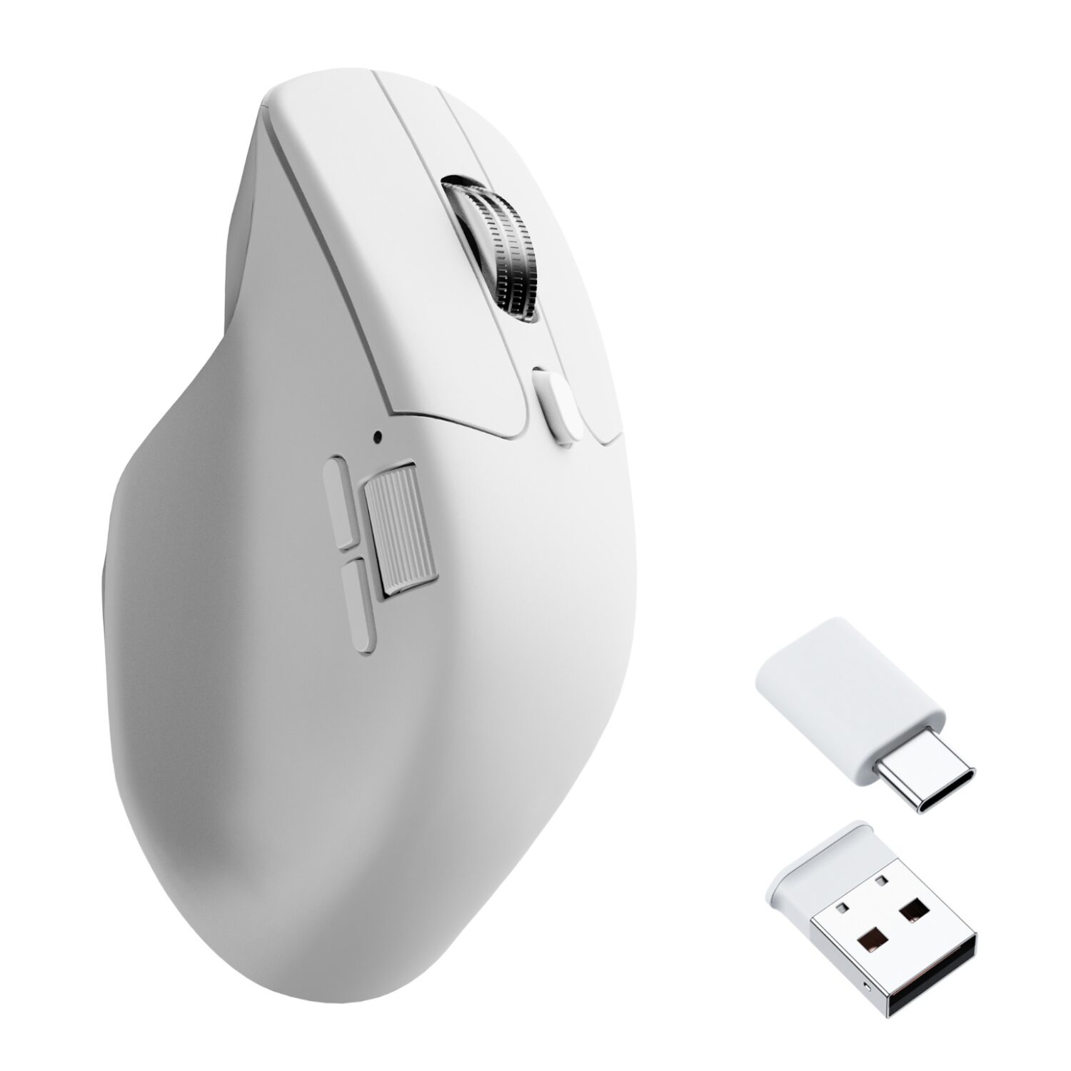 M6S-B72_Keychron_M6SB72_1K_Wireless_Mouse_BT24GH_wr_01 Keychron M6SB72 1K Wireless Mouse (BT/2.4GHz/Wired) with Huano silent Micro switch and premium wheel - White