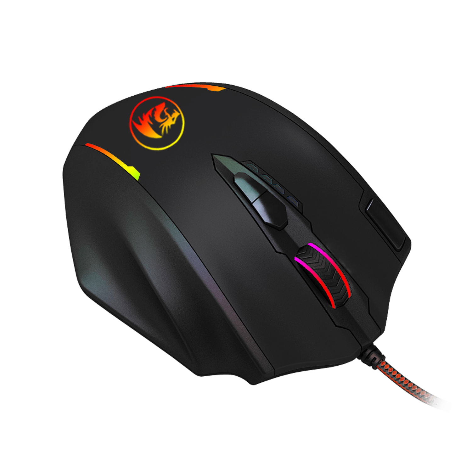 M908-4 REDRAGON IMPACT 12400DPI MMO Gaming Mouse - Black
