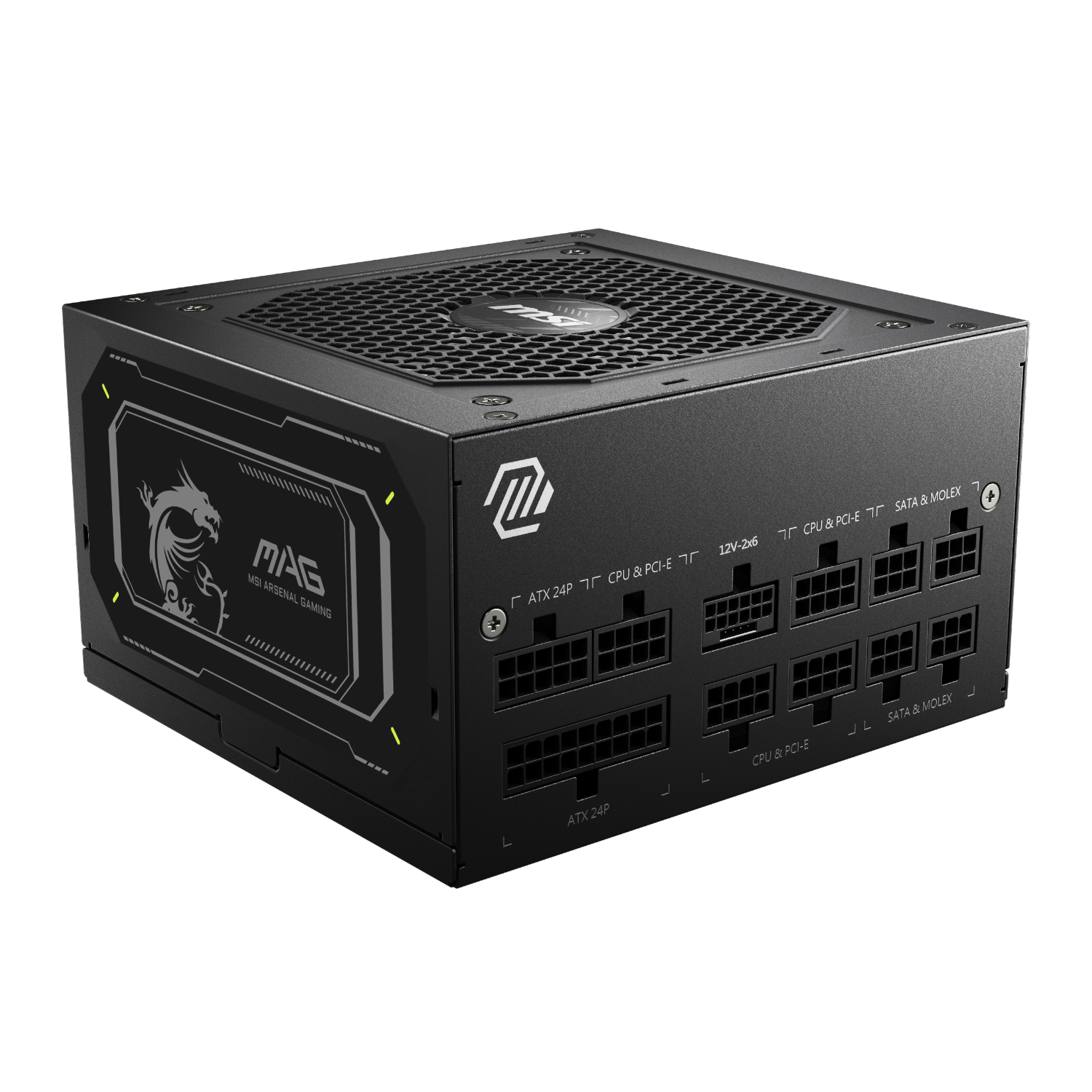 MAG-A850GL-PCIE5_MSI-MAG-A850GL-PCIe5-ATX3.1-80-PLUS-Gold-Modular-Power-Supply_wr_01a MSI MAG A850GL PCIe5 ATX3.1 80 PLUS Gold Modular Power Supply