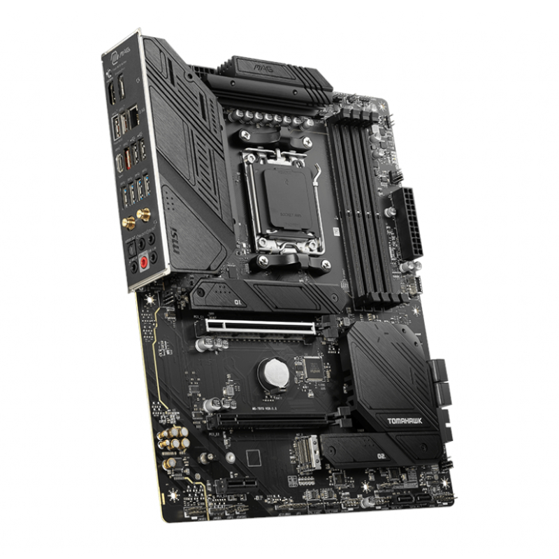 MAGB650TOMAHAWKWIFI_wr_04a MSI MAG B650 TOMAHAWKWIFI AMD AM5 ATX Gaming Motherboard