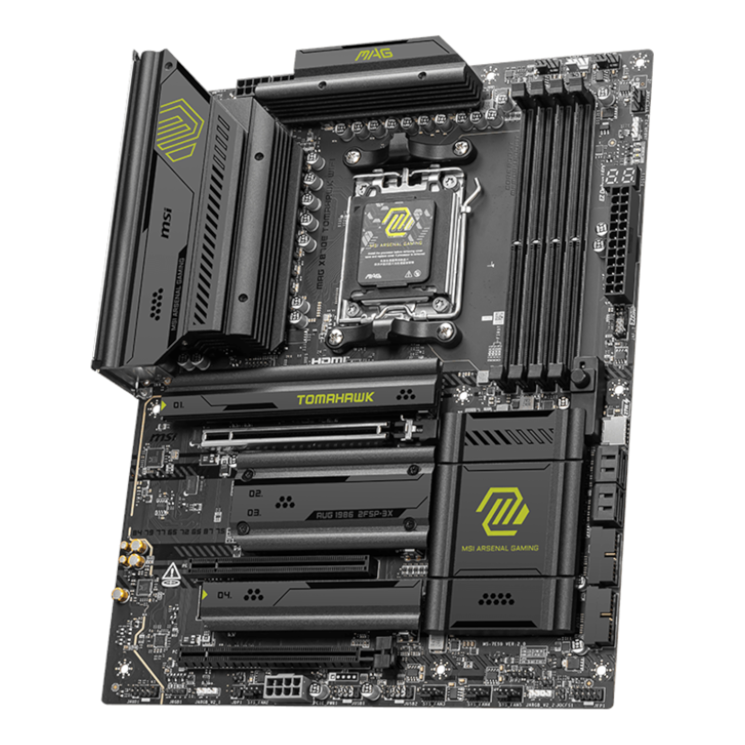 MAGX870ETOMAHAWKWIFI_MSI-X870E-TOMHWK-WIFI-AM5-ATX-4X-DDR5_wr_03 MSI MAG X870E TOMAHAWK WIFI AM5 ATX DDR5 Gaming Motherboard