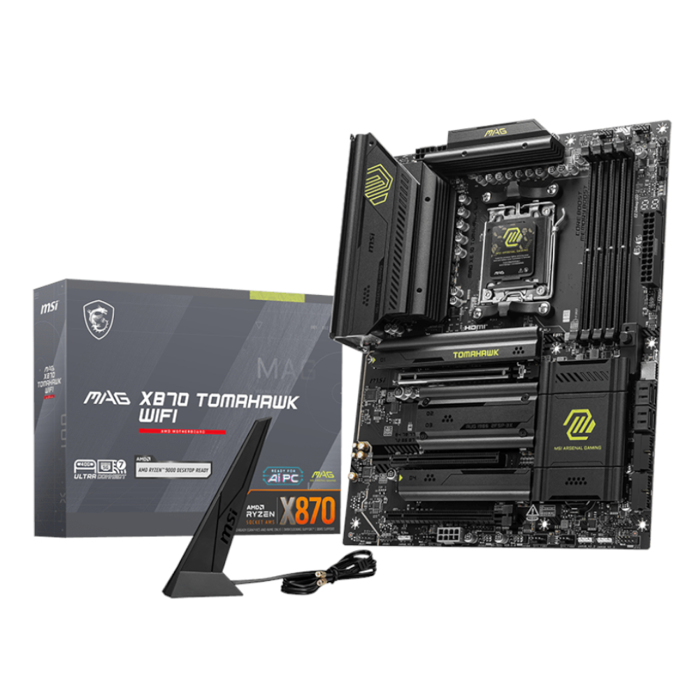 MAGX870TOMAHAWKWIFI_wr_01 MSI MAG X870 TOMAHAWK WIFI AM5 ATX Gaming Motherboard