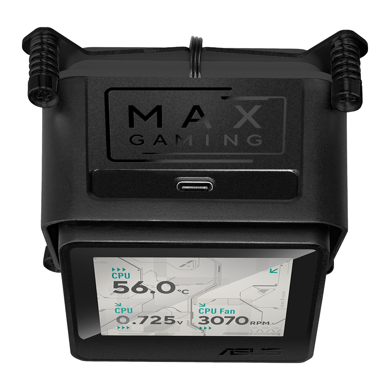 MAXGAMINGLC360ARGBLCD_Asus-MAX-Gaming-LC-360-ARGB-LCD-All-in-one-CPU-Liquid-Cooler-Black_wr_05a Asus MAX Gaming LC 360 ARGB LCD All-in-one CPU Liquid Cooler - Black