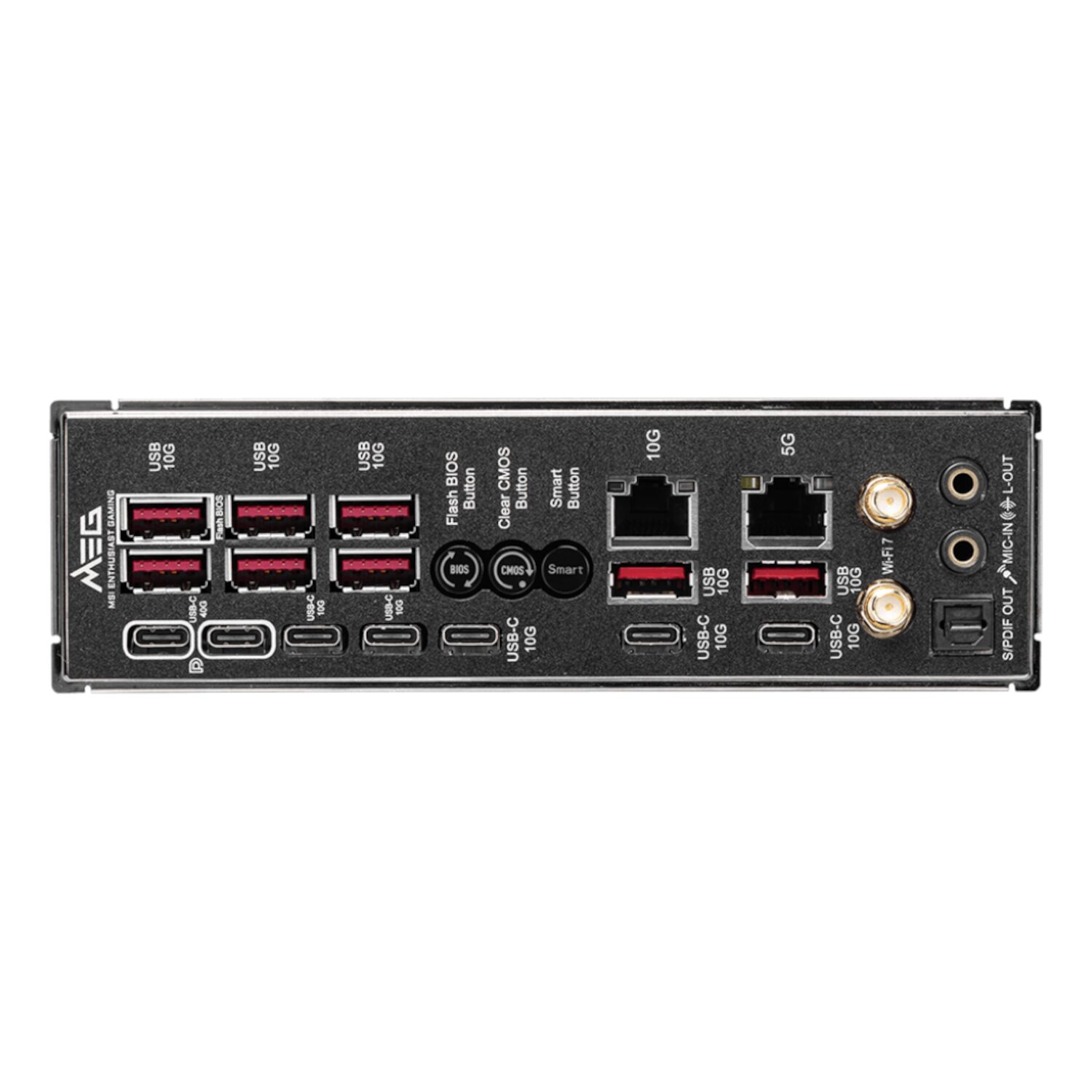 MEGX870EGODLIKE-WR-05 MSI MEG X870E GODLIKE E-ATX AM5 Motherboard with Wi-Fi 7