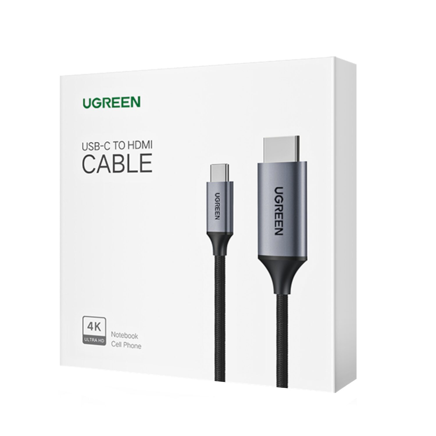 MM142-50570-wr-04 UGREEN Type-C to 4K@60Hz HDMI 1.5m Cable