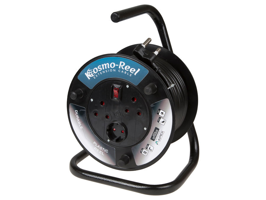 MP-EX20P 20M 10A Extension Cord on Open Plastic Reel