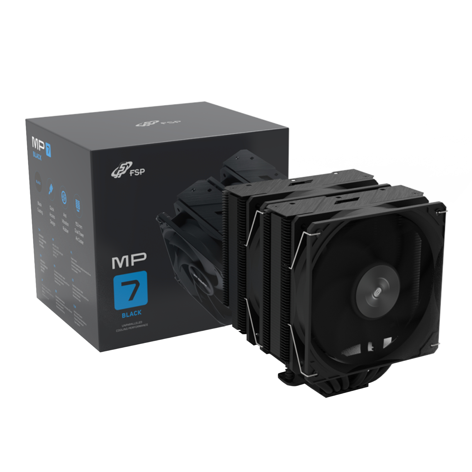 MP7-B_FSP-MP7-B-120mm-PWM-CPU-Air-Cooler-Black_wr_01a FSP MP7-B 120mm PWM CPU Air Cooler - Black