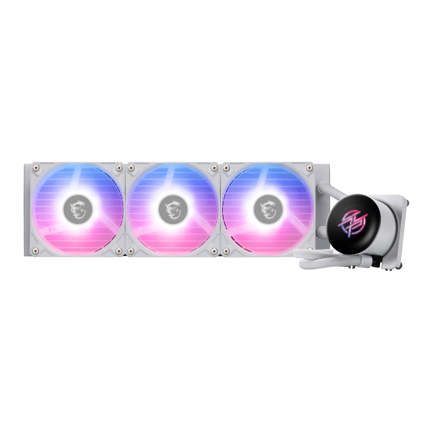 MPGCORELIQUIDP13360WH_MSI-MPG-Coreliquid-P13-360-AIO-Liquid-CPU-Cooler-White_wr_02a MSI MPG Coreliquid P13 360 AIO Liquid CPU Cooler - White