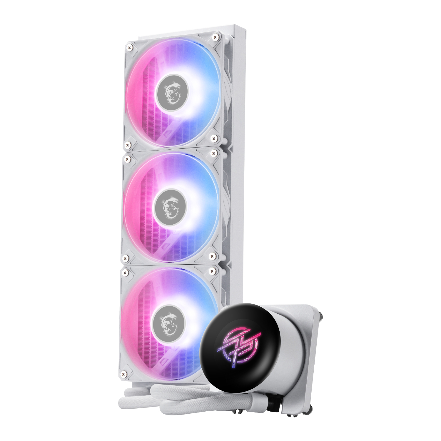 MPGCORELIQUIDP13360WH_MSI-MPG-Coreliquid-P13-360-AIO-Liquid-CPU-Cooler-White_wr_03a MSI MPG Coreliquid P13 360 AIO Liquid CPU Cooler - White