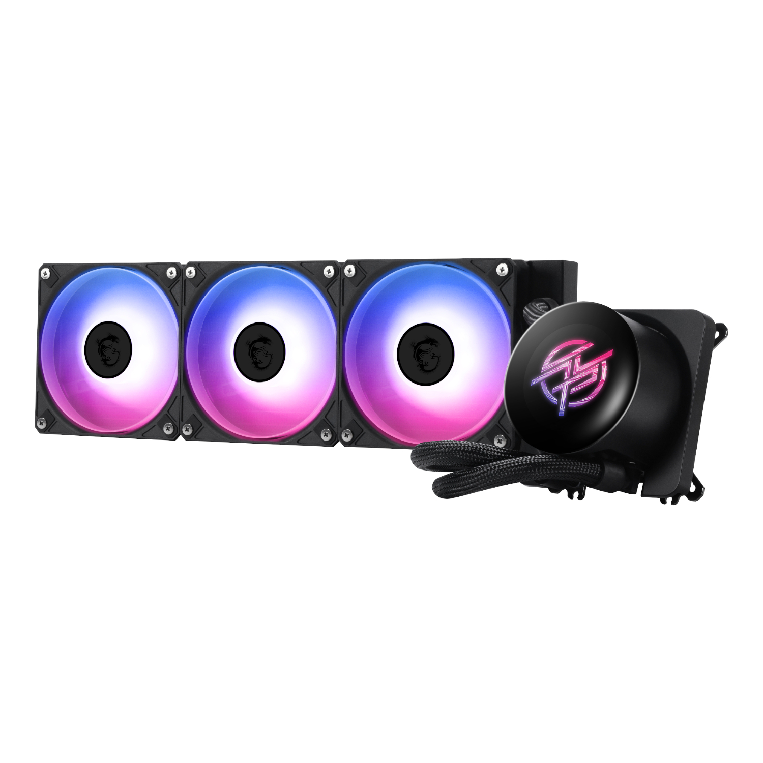 MPGCORELIQUIDP13360_MSI-MPG-Coreliquid-P13-360-AIO-Liquid-CPU-Cooler-Black_wr_01a MSI MPG Coreliquid P13 360 AIO Liquid CPU Cooler - Black