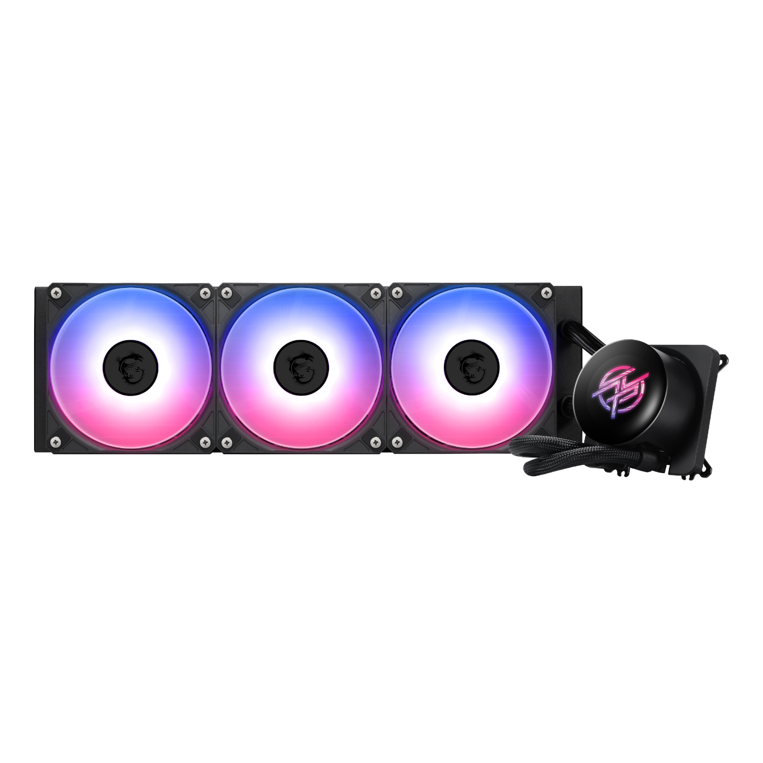 MPGCORELIQUIDP13360_MSI-MPG-Coreliquid-P13-360-AIO-Liquid-CPU-Cooler-Black_wr_02a MSI MPG Coreliquid P13 360 AIO Liquid CPU Cooler - Black