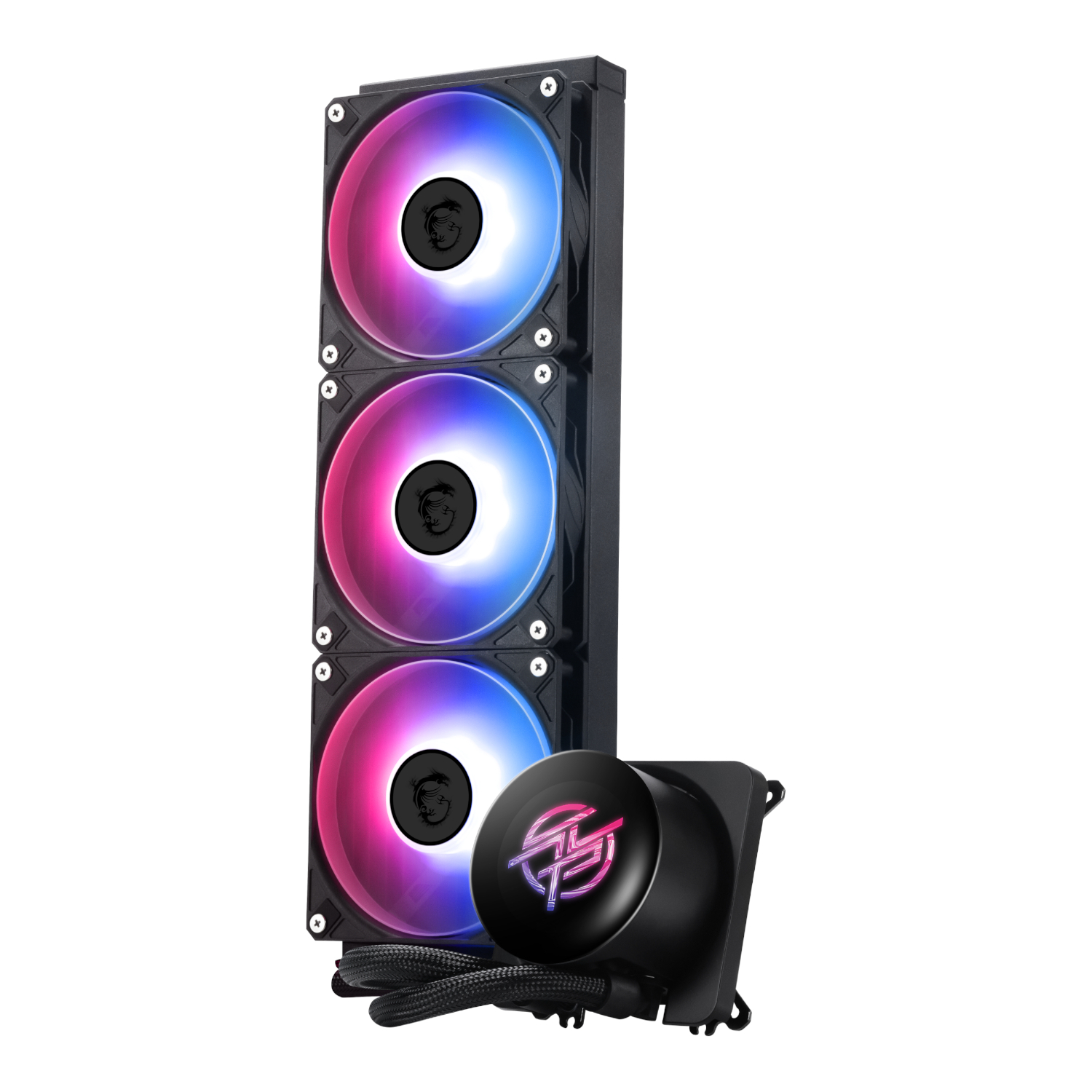 MPGCORELIQUIDP13360_MSI-MPG-Coreliquid-P13-360-AIO-Liquid-CPU-Cooler-Black_wr_03a MSI MPG Coreliquid P13 360 AIO Liquid CPU Cooler - Black