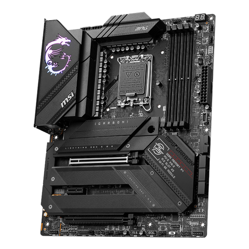 MPGZ790CARBONWIFI_wr_04a MSI MPG Z790 CARBON WIFI DDR5 LGA1700 ATX Gaming Motherboard