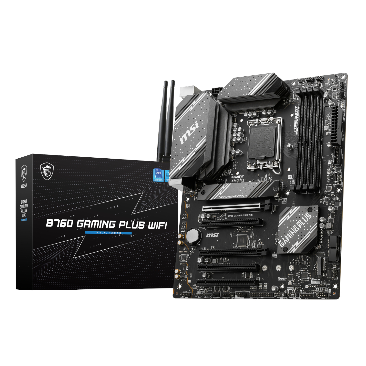 MSI_B760GAMINGPLUSWIFI_wr_01a MSI B760 GAMING PLUS WIFI DDR5 LGA1700 ATX Motherboard
