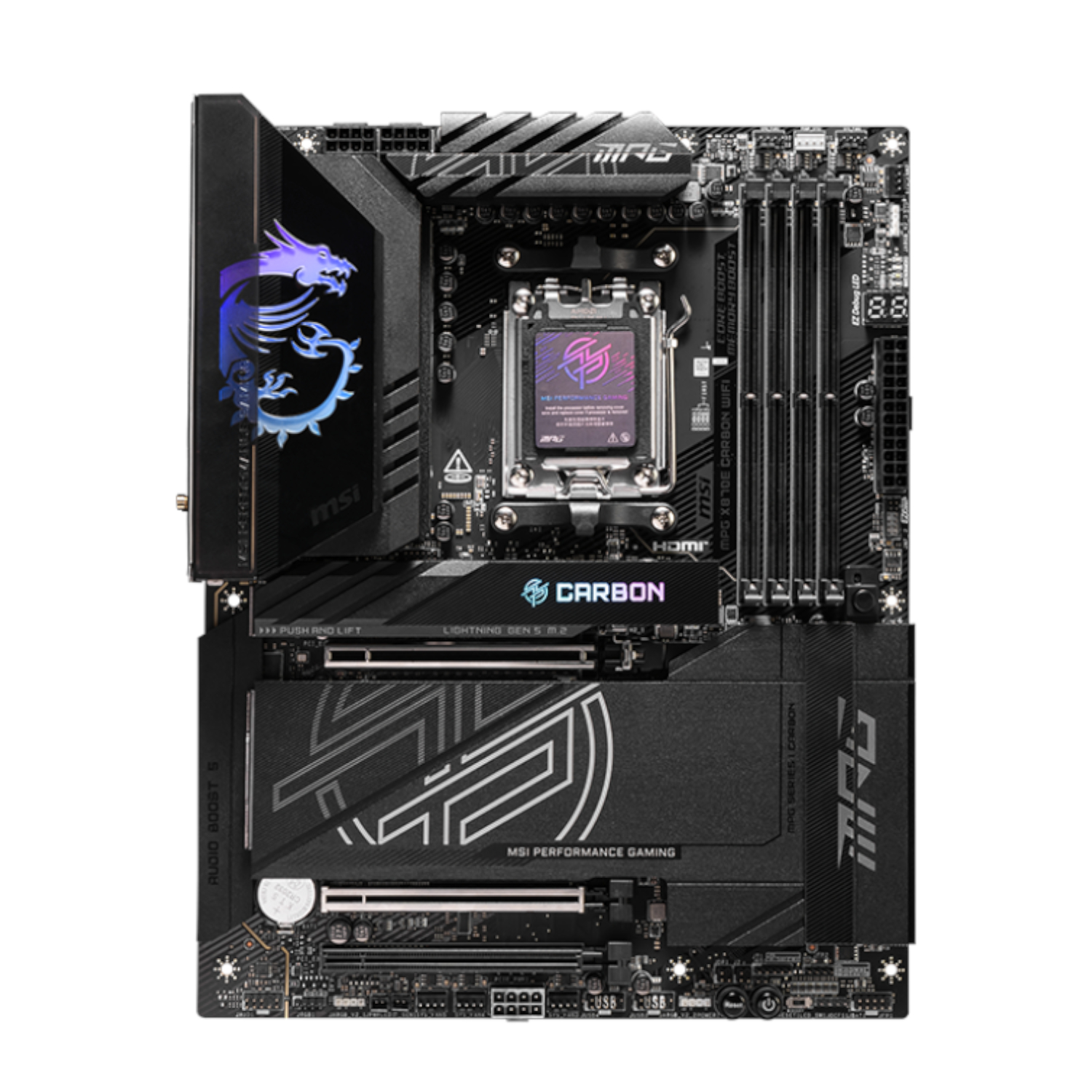 MSI_MPGX870ECARBONWIFI_wr_02a MSI MAG X870E CARBON WIFI ATX Motherboard