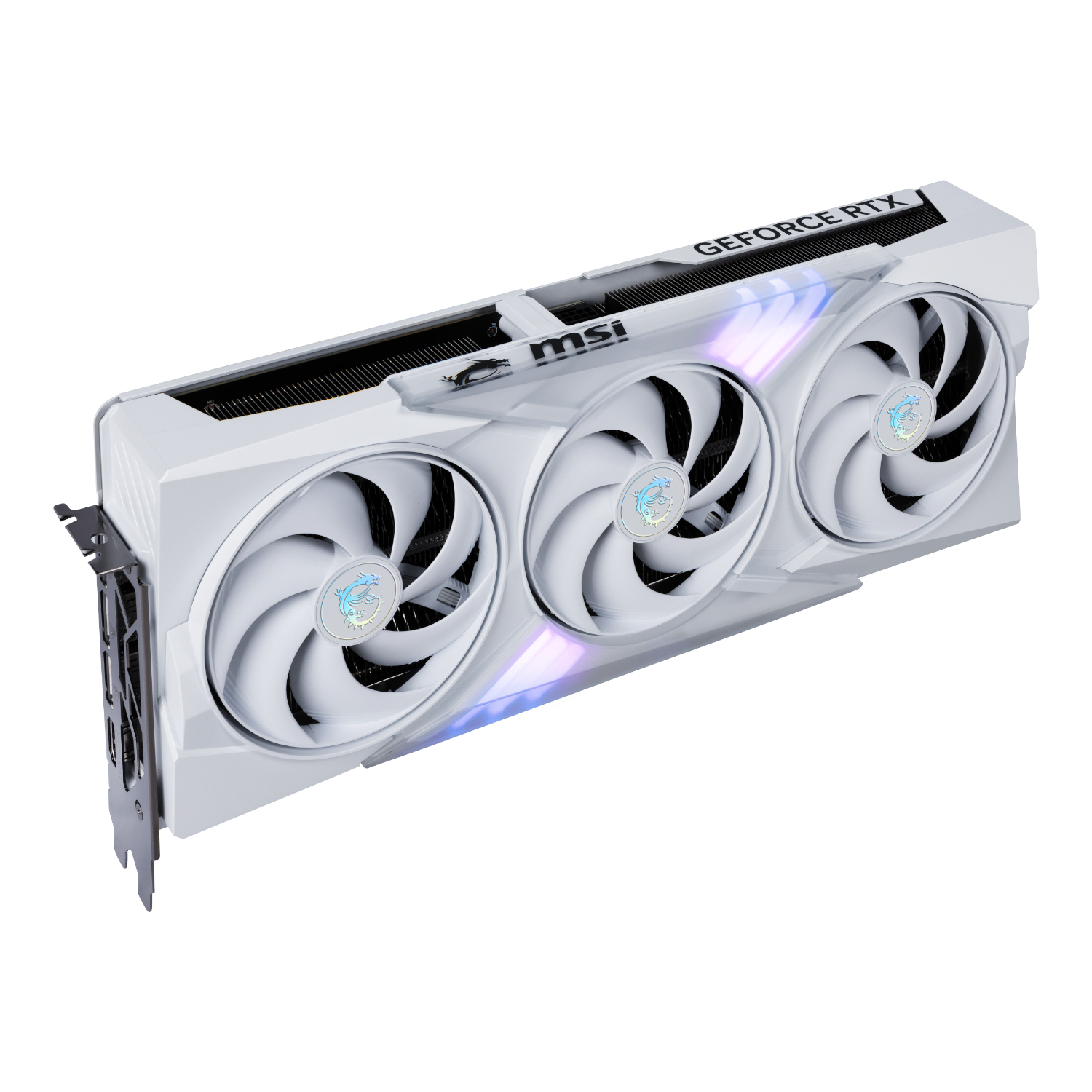 MSI_RTX5070GAMINGTRIOOCW12GB_wr_04a MSI GeForce RTX 5070 GAMING TRIO OC 12GB Graphics Card – White