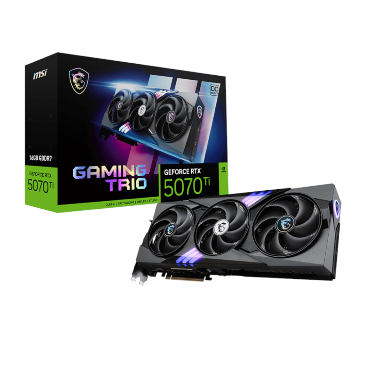 MSI_RTX5070TIGAMINGTRIOOCPLUS_wr_01a MSI GeForce RTX 5070 Ti GAMING TRIO OC PLUS 16G Graphics Card