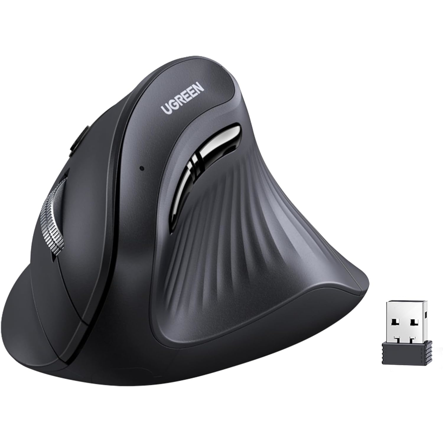 MU008-25444_Ugreen-Multi-Mode-Vertical-Mouse UGREEN Multi-Mode Vertical Mouse Bluetooth and 2.4G Wireless–Black