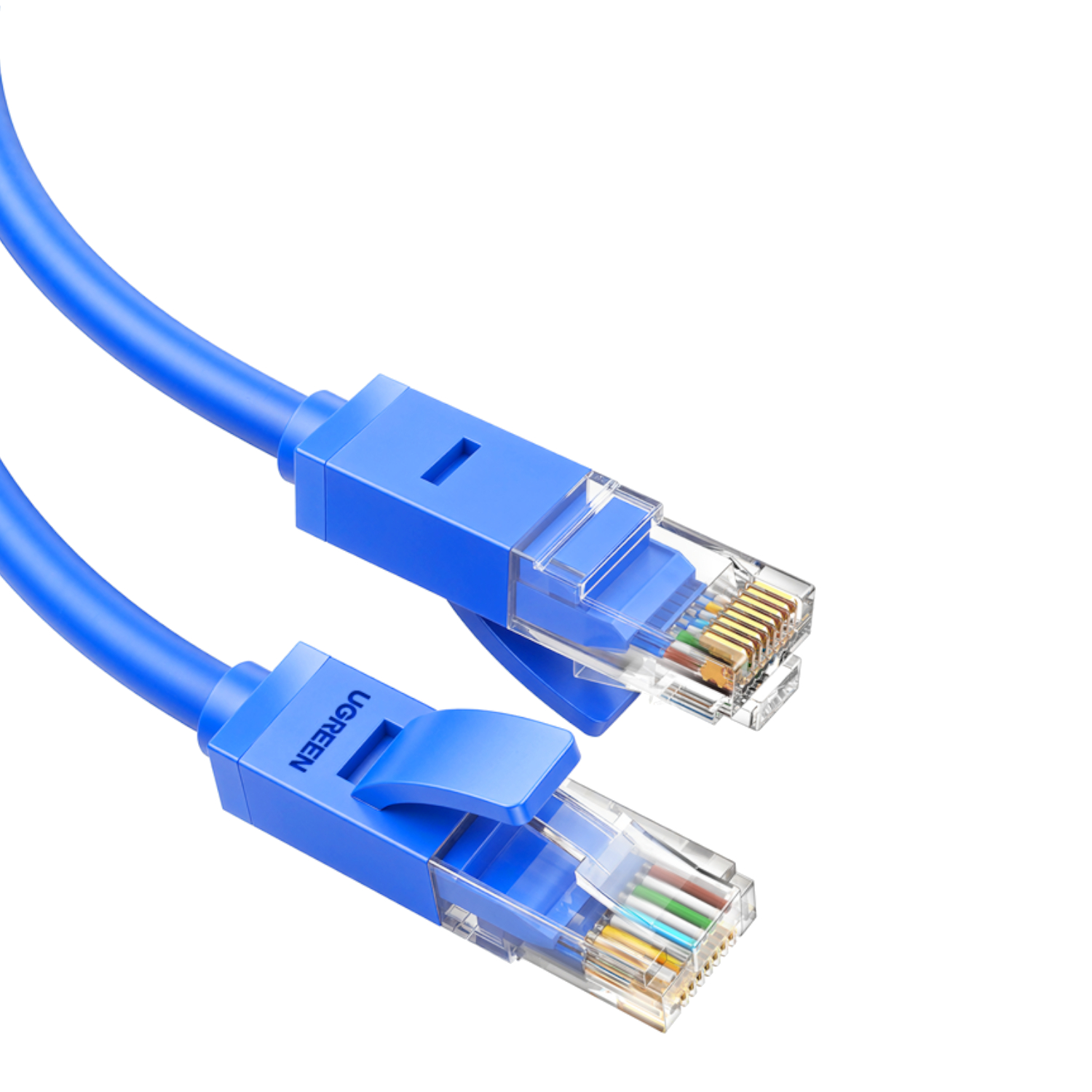 NW102-11201_UGREEN-Cat6-UTP-Flat-Ethernet-Blue-Cable-1-Metre_wr_01a UGREEN Cat6 UTP Flat Ethernet Blue Cable - 1 Metre