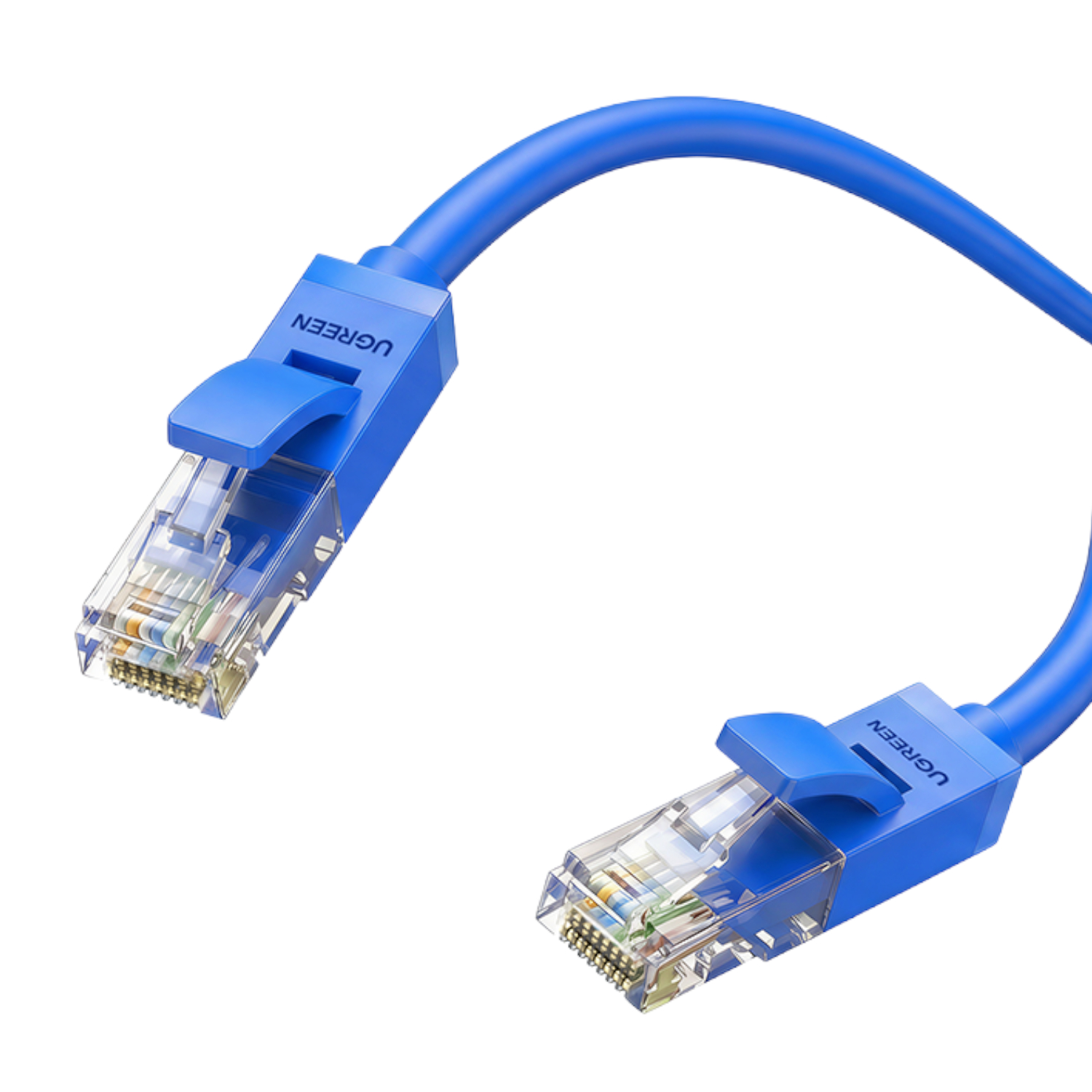 NW102-11202_-UGREEN-Cat6-RJ45-Gigabit-Ethernet-Cable-Blu-2 UGREEN RJ45 CAT6 2m LAN Network Cable – (1Gbps, 250MHz) – Blue
