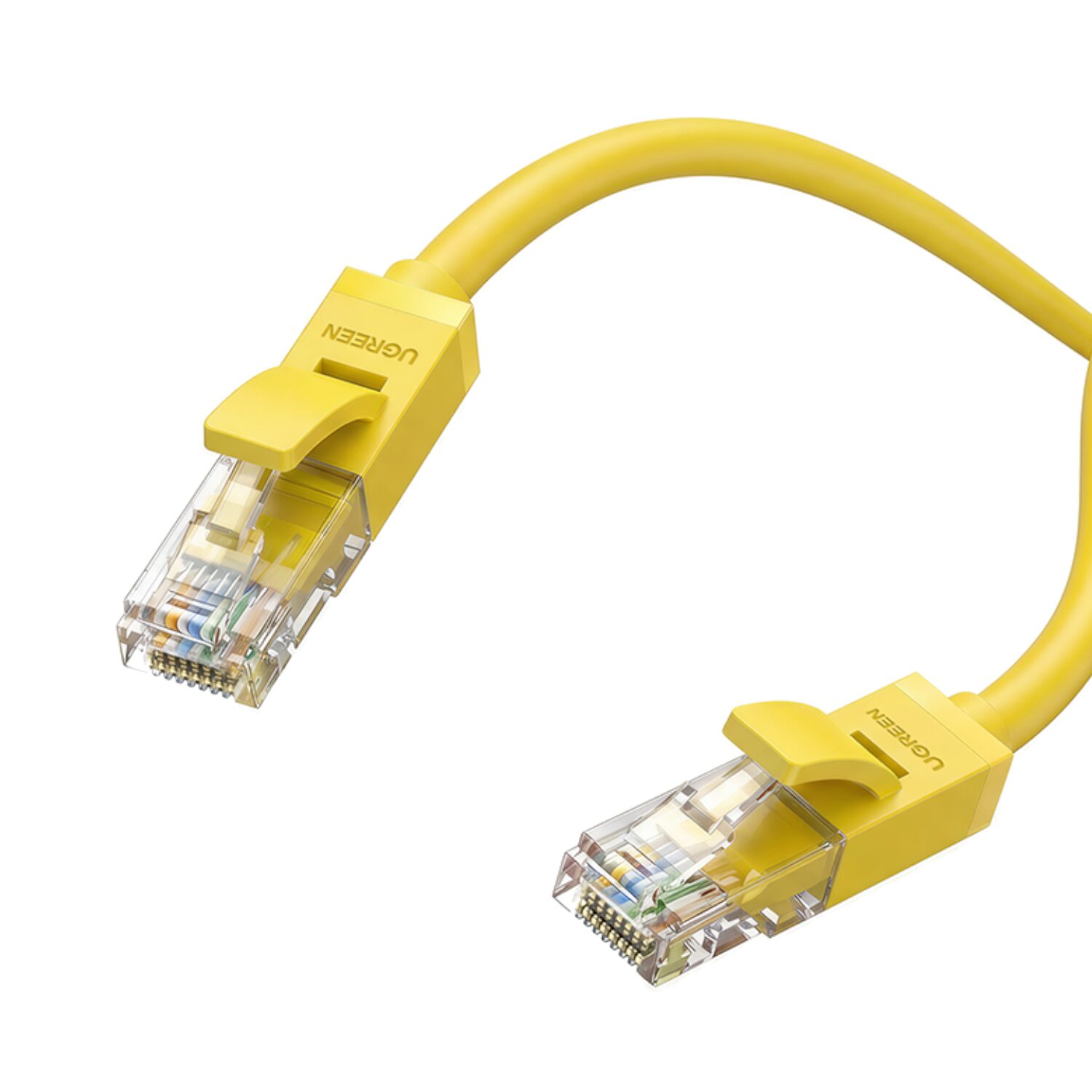 NW102-15859_UGREEN_CAT6_UUTP_LAN_CBL_1M_YEL_wr_02 UGREEN Cat6 UTP Ethernet Cable 1M – Yellow