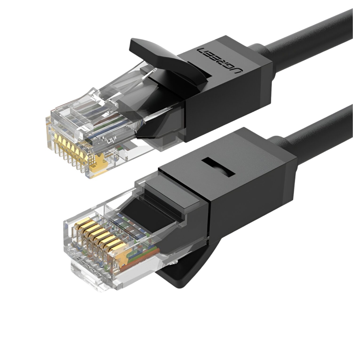 NW102-20158-wr-01 UGREEN NW102-20160 Cat6 UTP Ethernet Cable 2m - Black