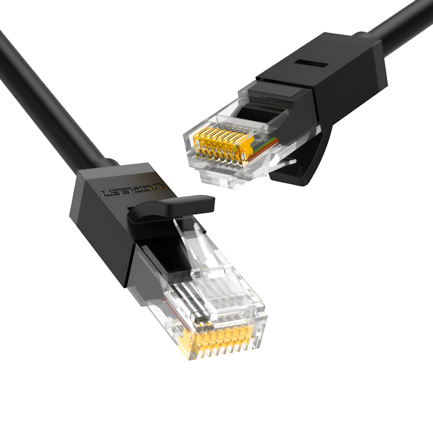 NW102-20158-wr-05 UGREEN NW102-20160 Cat6 UTP Ethernet Cable 2m - Black