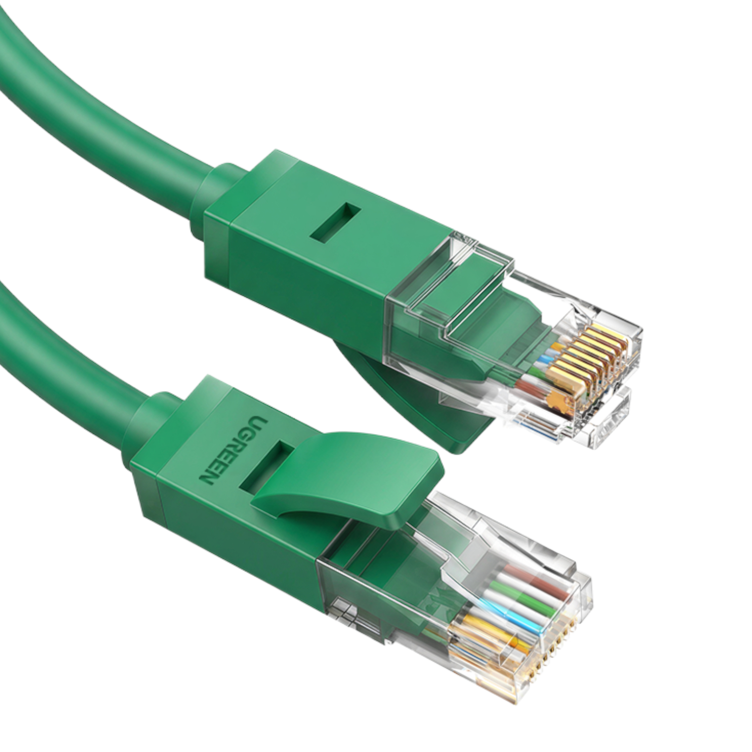 NW102-80834_-UGREEN-Cat6-RJ45-Gigabit-Ethernet-Cable-Grn_01 UGREEN RJ45 CAT6 2m LAN Network Cable - (1Gbps, 250MHz) – Green