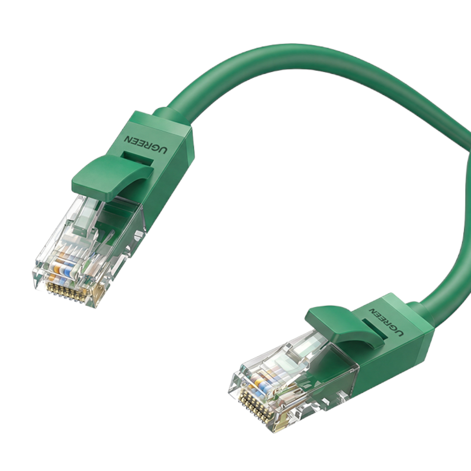 NW102-80834_-UGREEN-Cat6-RJ45-Gigabit-Ethernet-Cable-Grn_02 UGREEN RJ45 CAT6 2m LAN Network Cable - (1Gbps, 250MHz) – Green