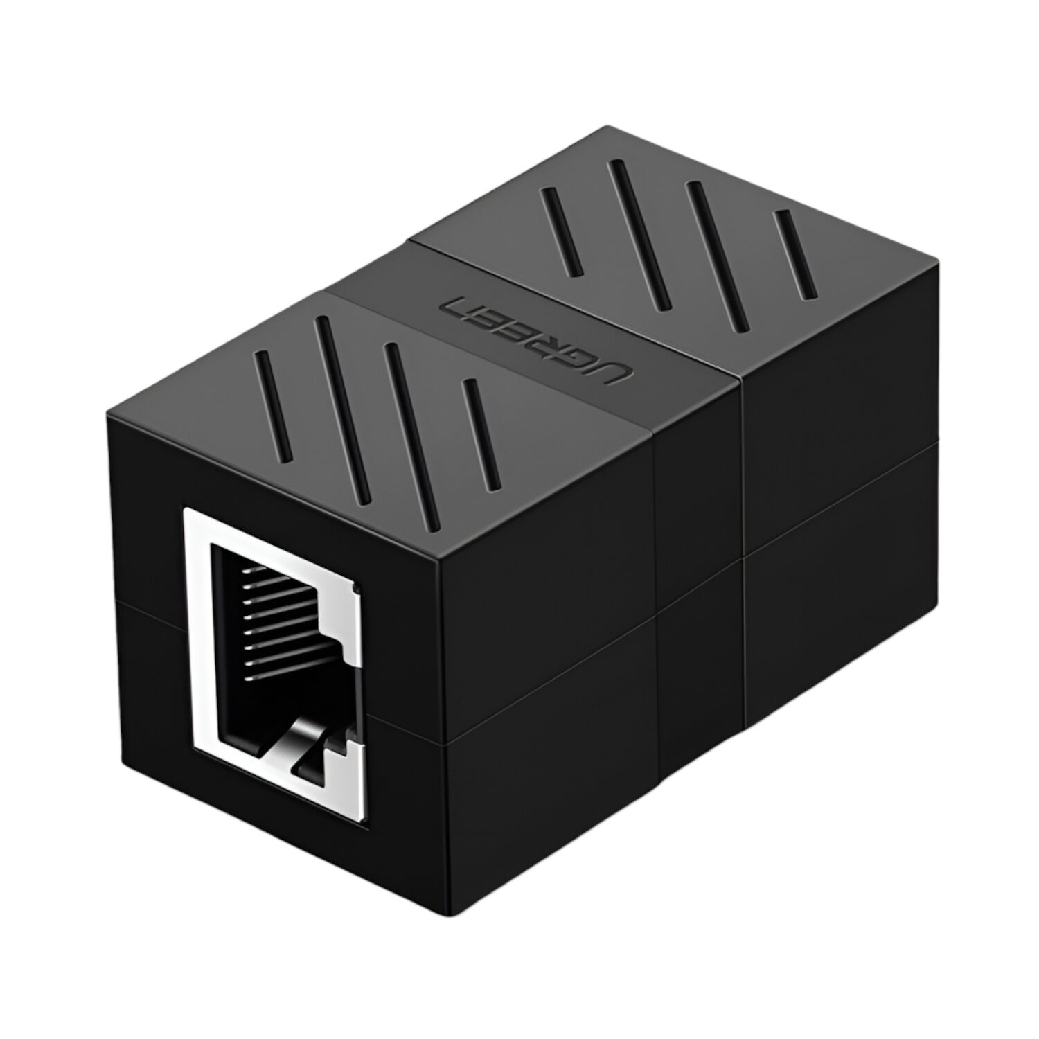 NW114-20311-wr-01 UGREEN RJ45 1Gbps Ethernet Cable Extender Adapter - Black