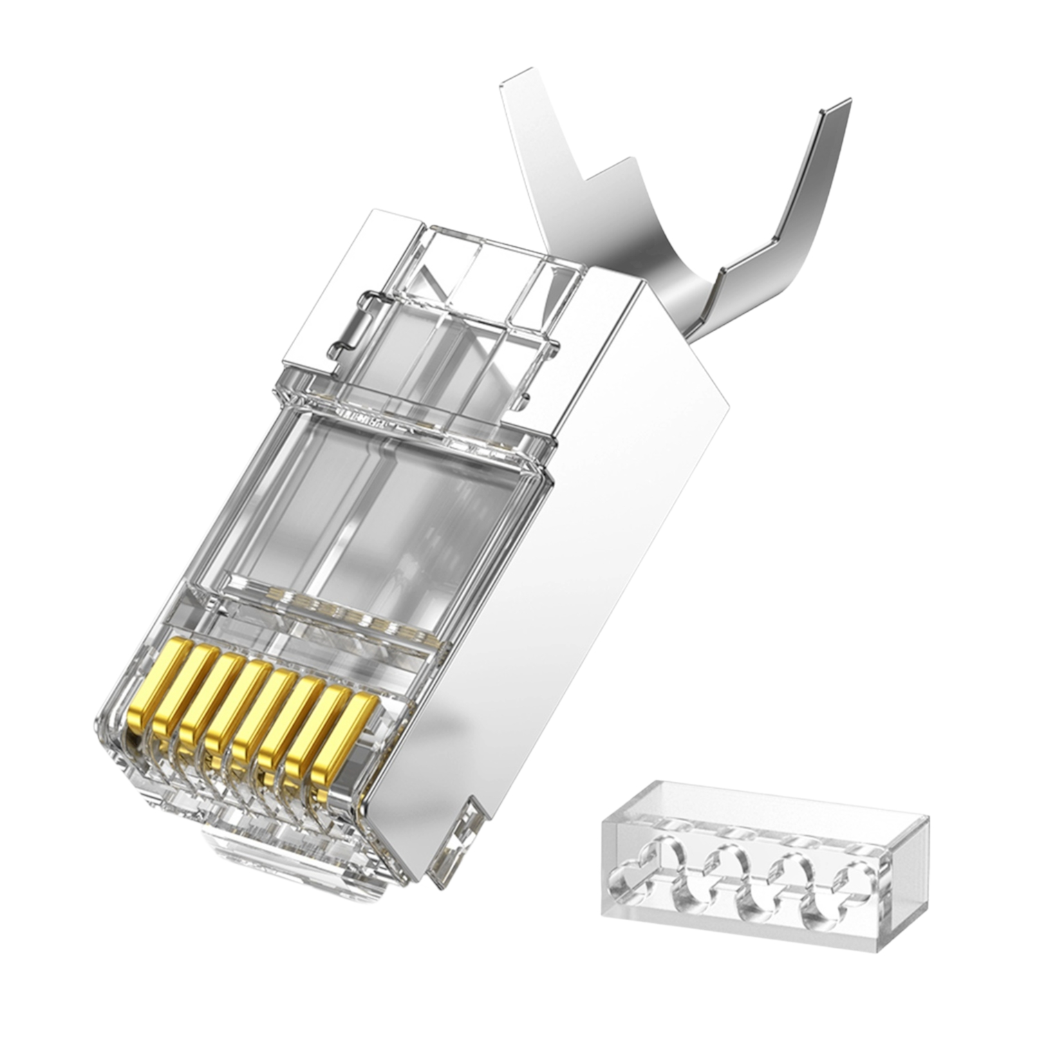 NW123-70316_-UGREEN-Cat-7-Shielded-RJ45-Modular-Plug-10-Pack-1 UGREEN Cat 7 Shielded RJ45 Modular Plug 10 Pack