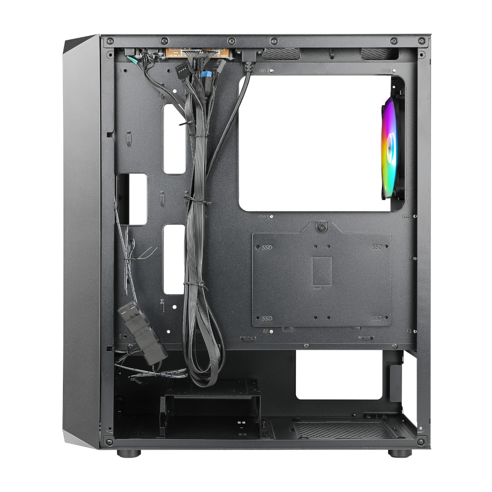 NX292_AR30_wr_04 Antec NX292 ATX | Micro-ATX | ITX ARGB Mid-Tower Gaming Chassis - Black