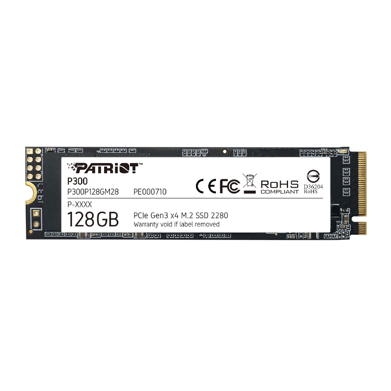 P300P128GM28_wr_01 Patriot P300 128GB M.2 PCIe NVMe SSD