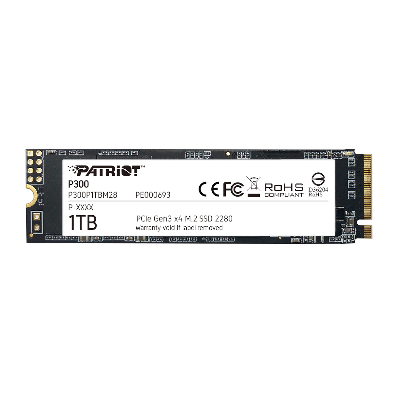 P300P1TBM28_wr_01 Patriot P300 1TB M.2 PCIe NVMe SSD